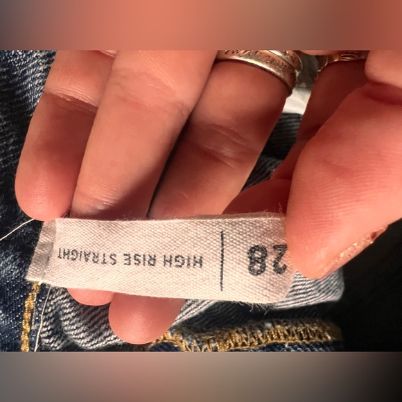 PacSun high rise straight to tone size 28 jeans - Picture 5 of 11